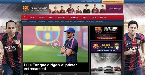 fc barcelona website.